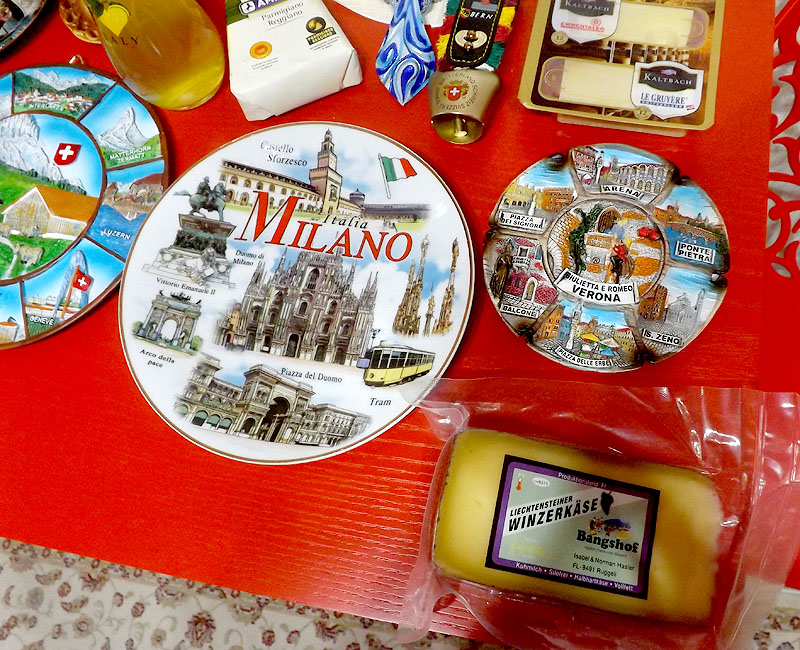 Сувениры из Италии и Швейцарии